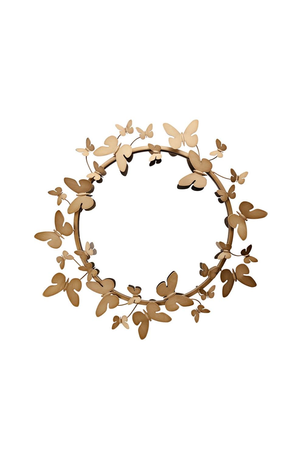 Gold Butterfly Mirror 40cm
