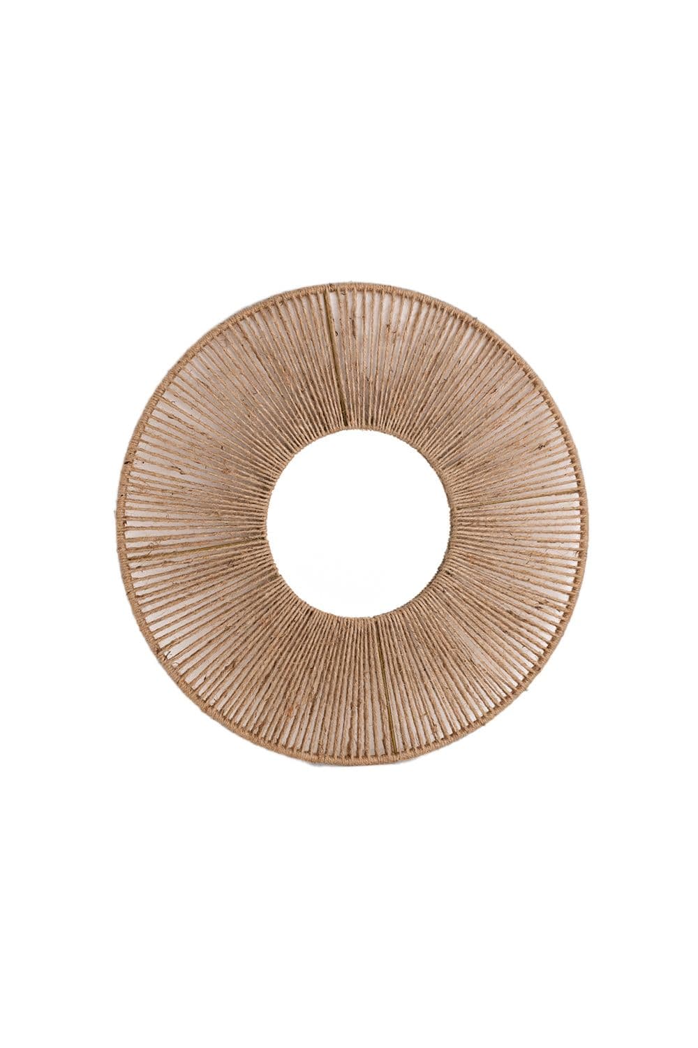 Rattan Framed Mirror 61cm