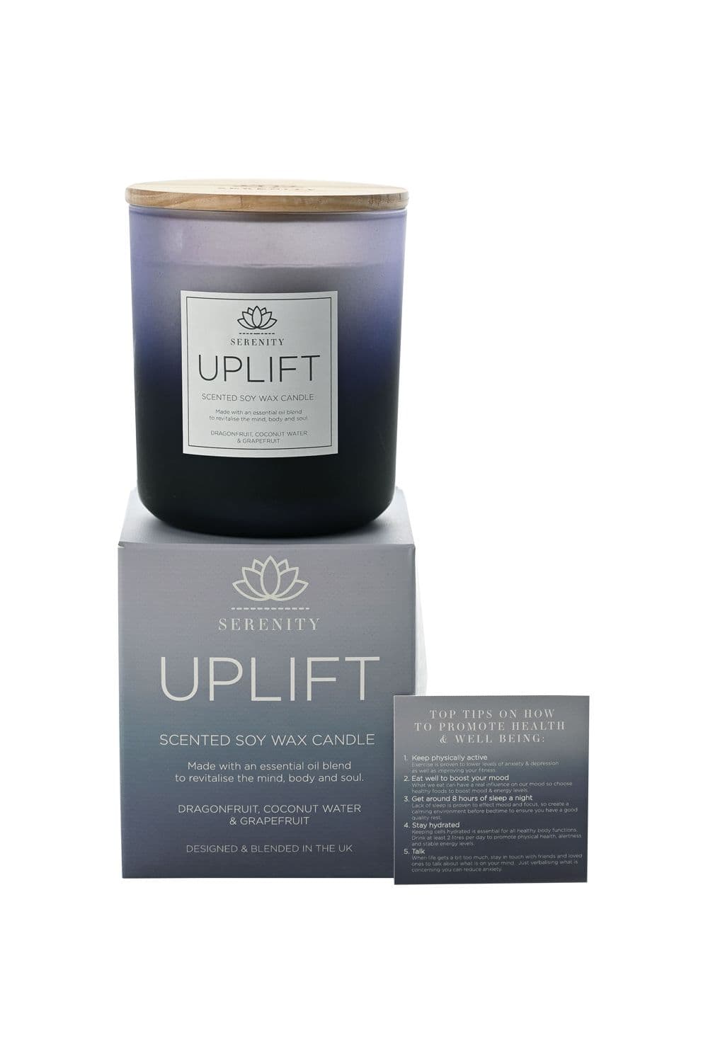 Uplift Candle Dragonfruit Coconut Grapefruit