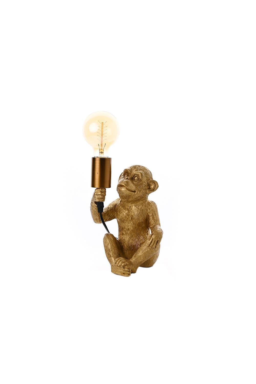 Monkey with Bulb Light 25cm
