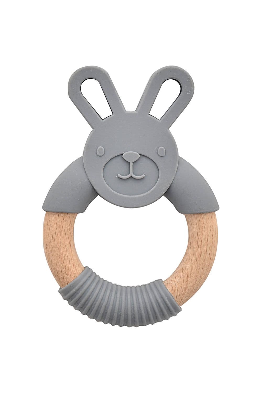 Wood & Silicone Bunny Teether