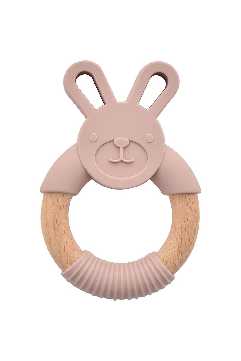 Wood & Silicone Bunny Teether