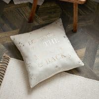 Velvet Square Cushion Moon & Back 40cm