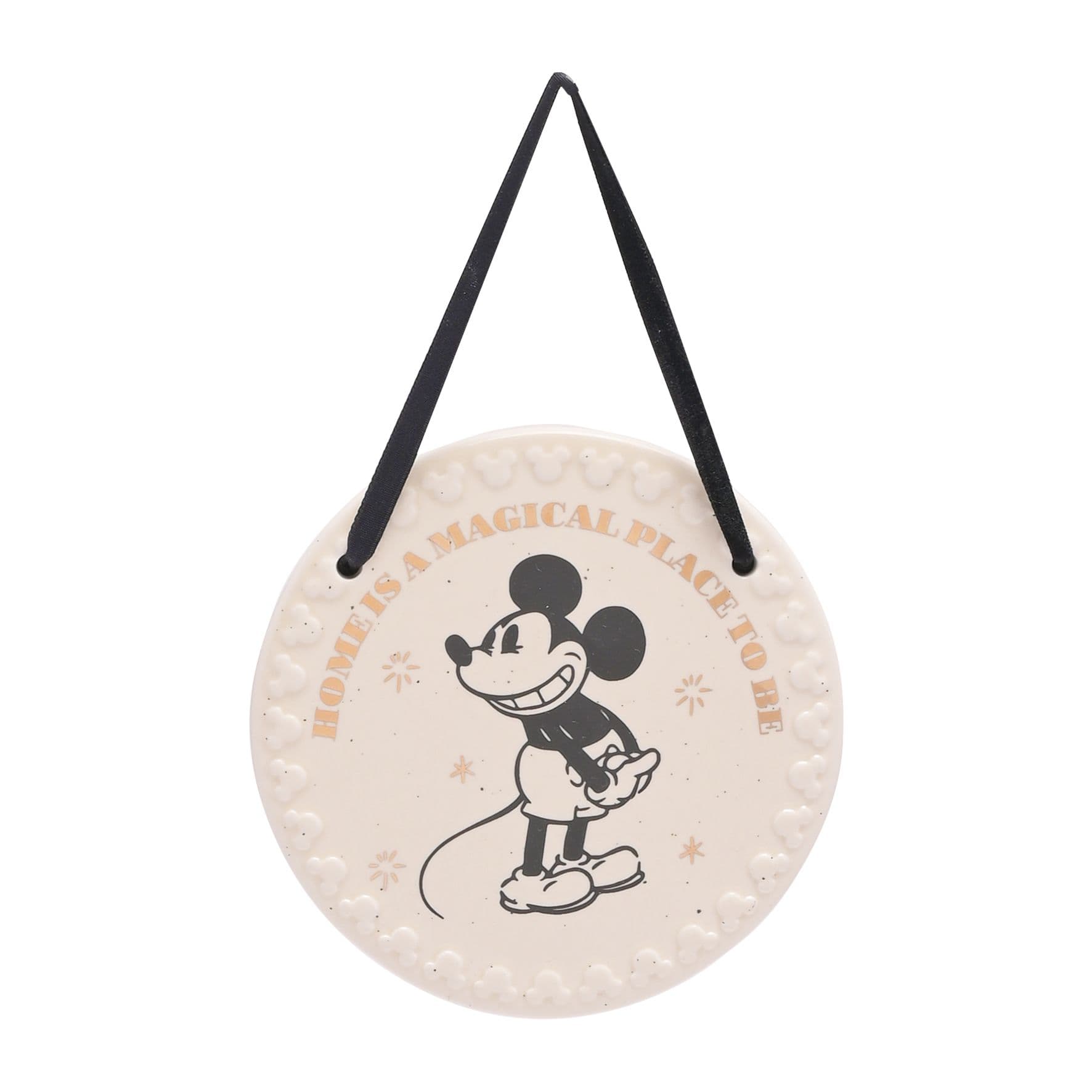 Mickey Ceramic Plaque Home