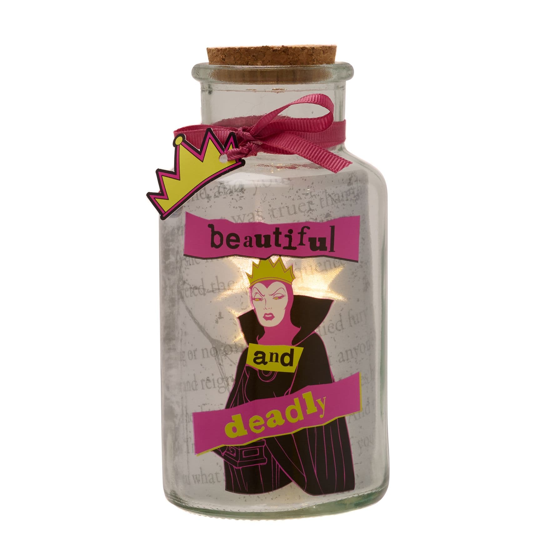 Halloween Light Up Jar Evil Queen