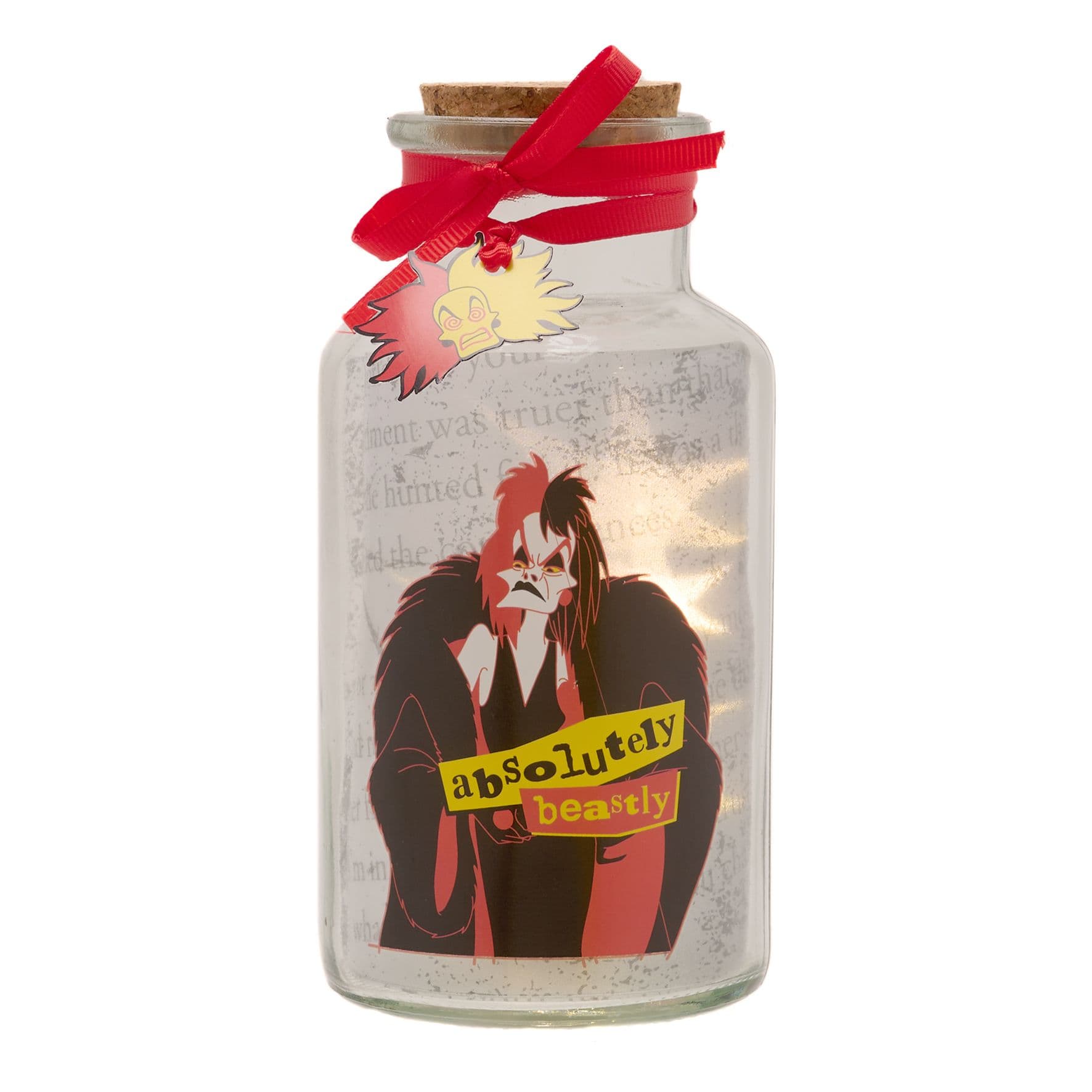Halloween Light Up Jar Cruella