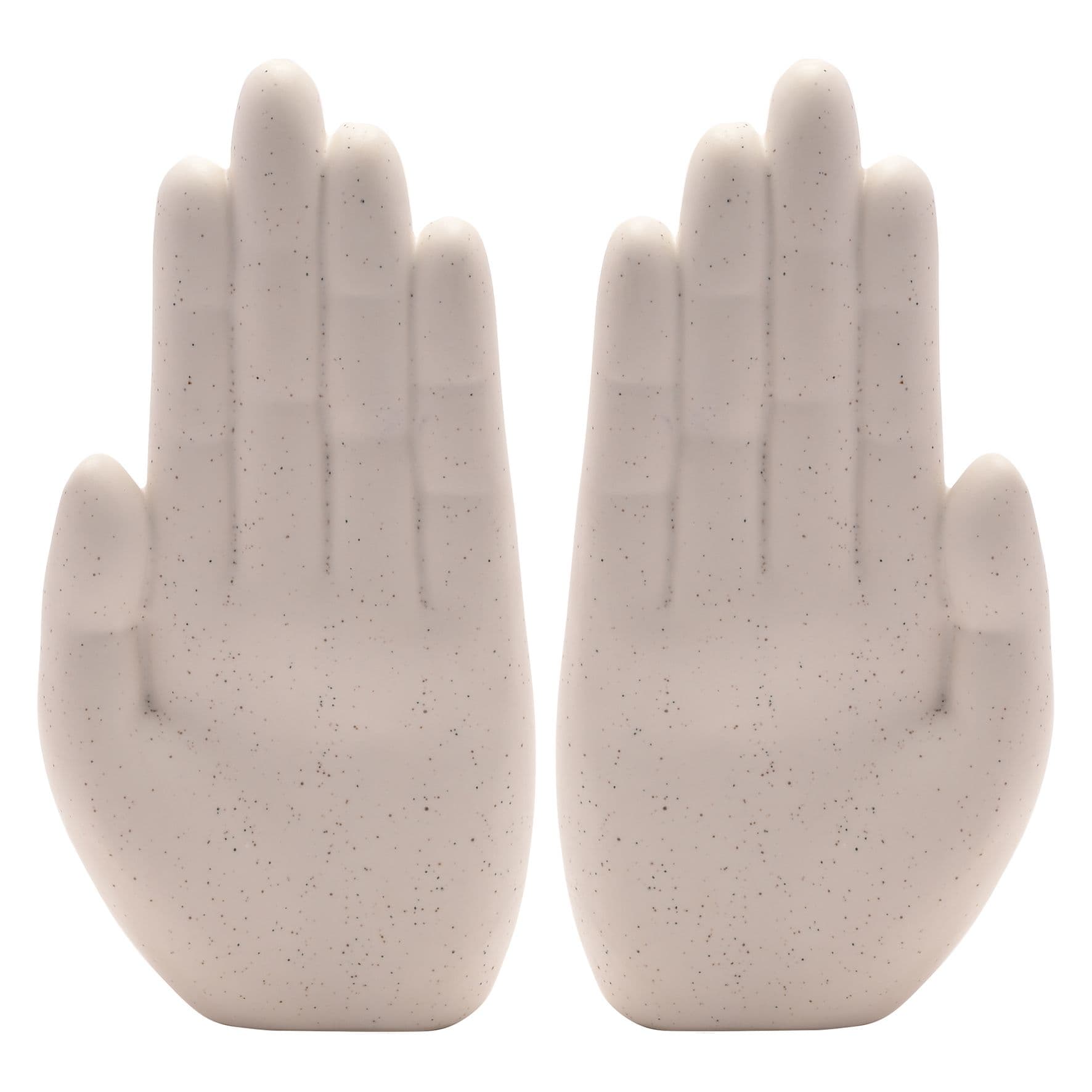 Set of 2 Ceramic Hands