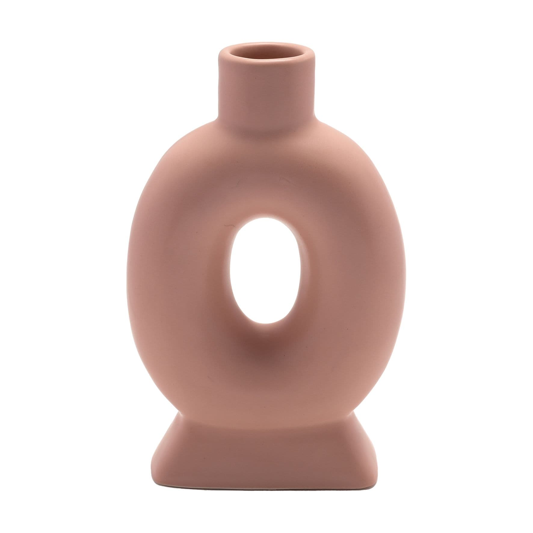 Dusky Pink Oval Style Vase