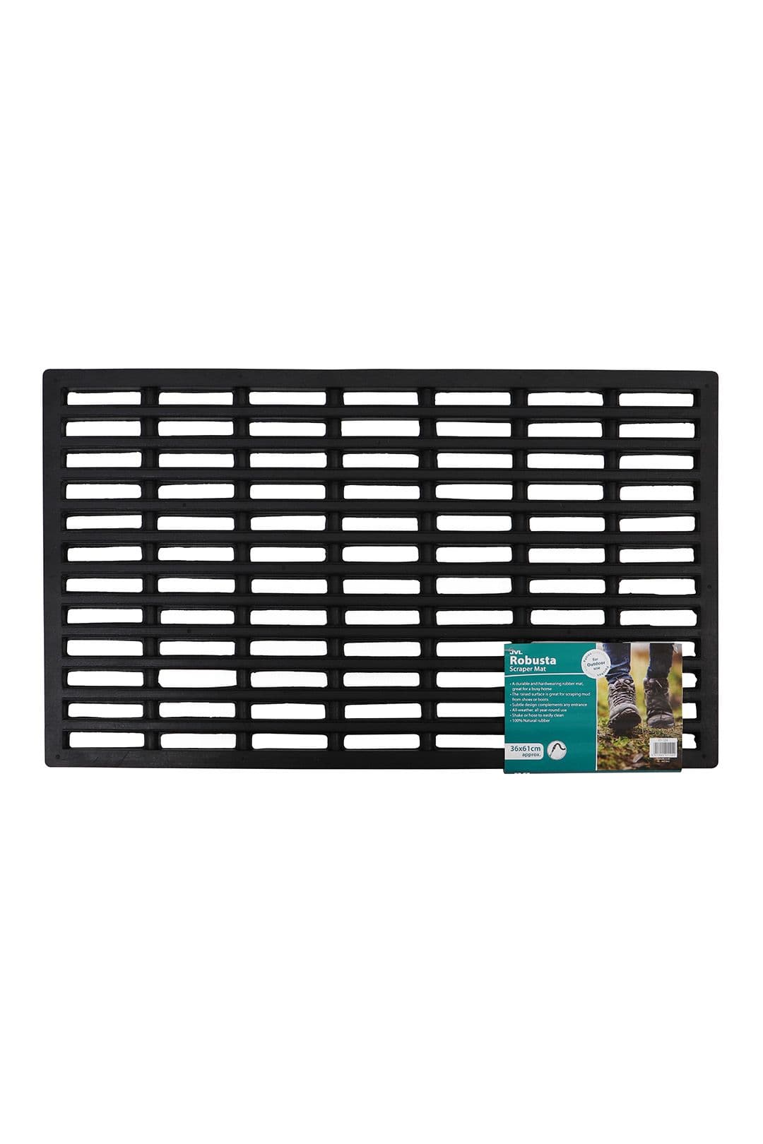 Robusta Rubber Doormat 36x61cm