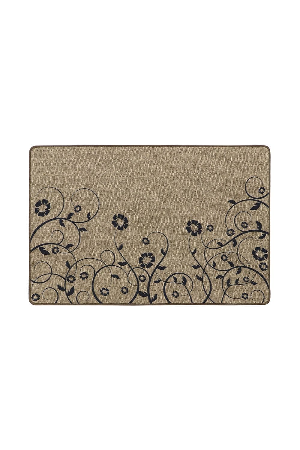 Elegance Range Indoor Machine Washable Doormat 50 x 75 cm Trailing Flowers