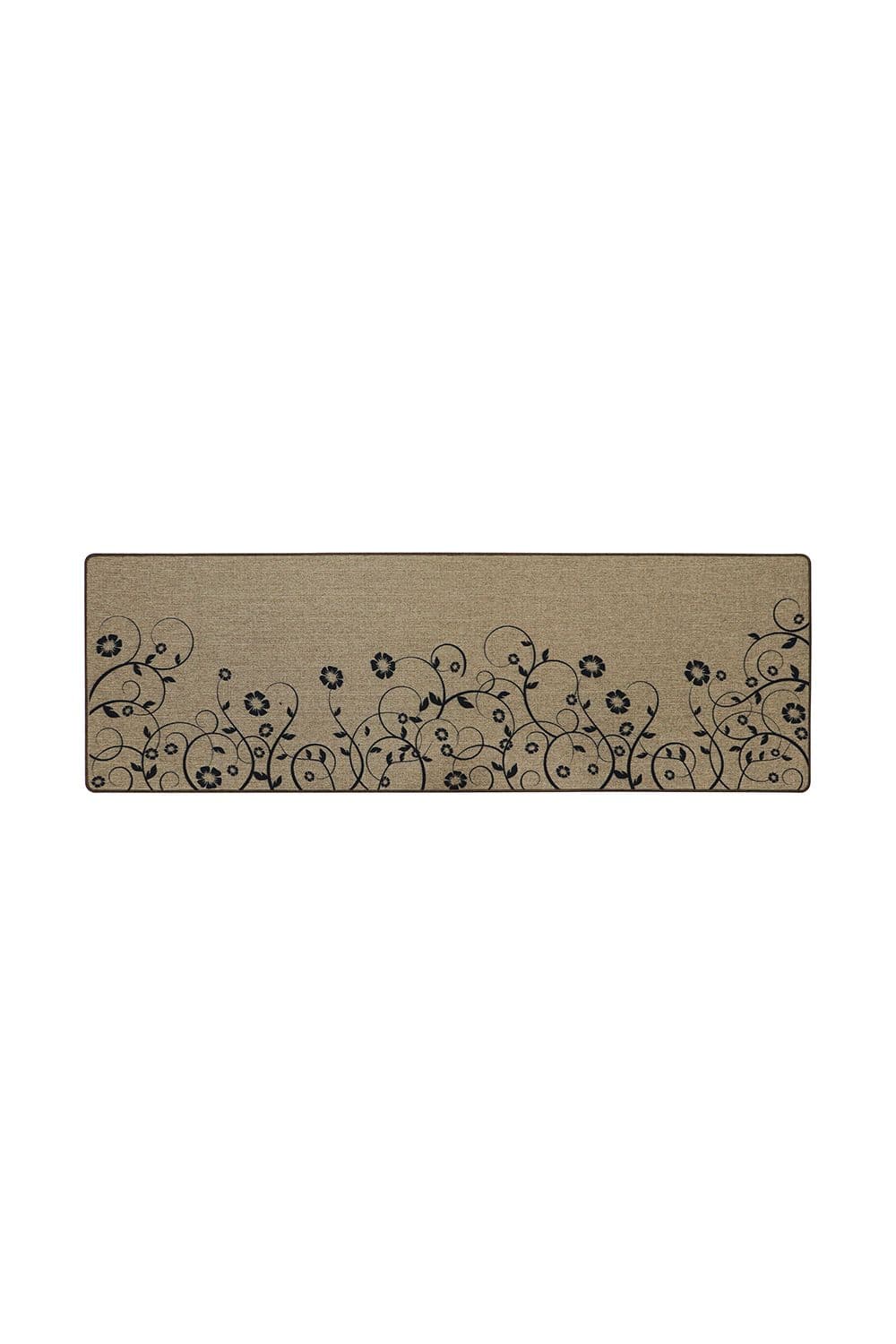 Elegance Range Indoor Machine Washable Runner Doormat 50 x 150 cm Trailing Flowers
