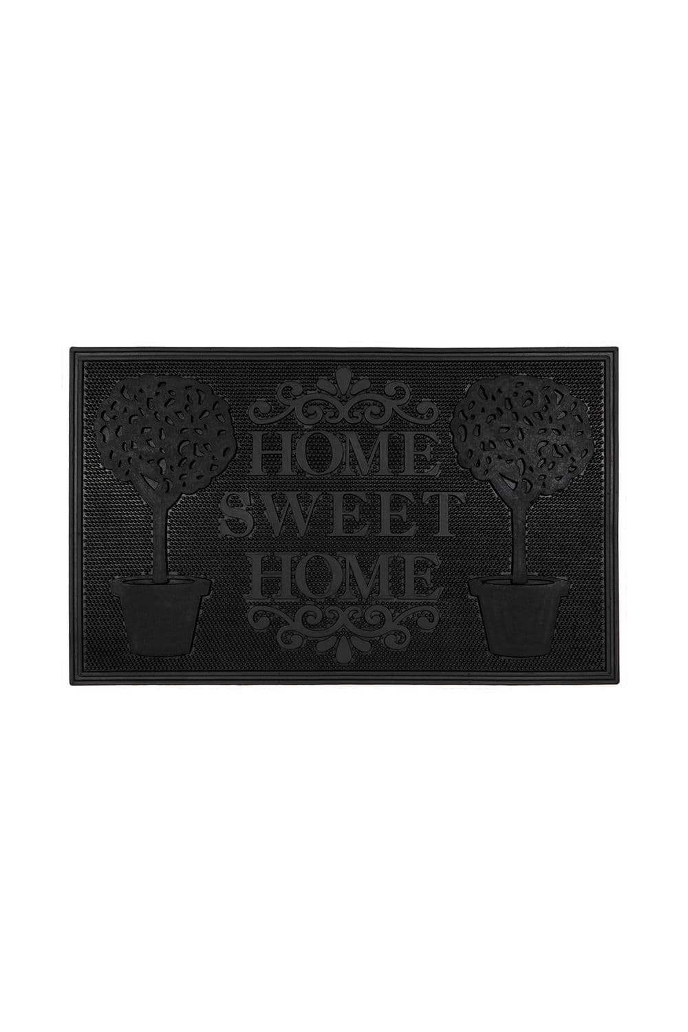 Home Sweet Home Scraper Rubber Pin Doormat 45x75cm