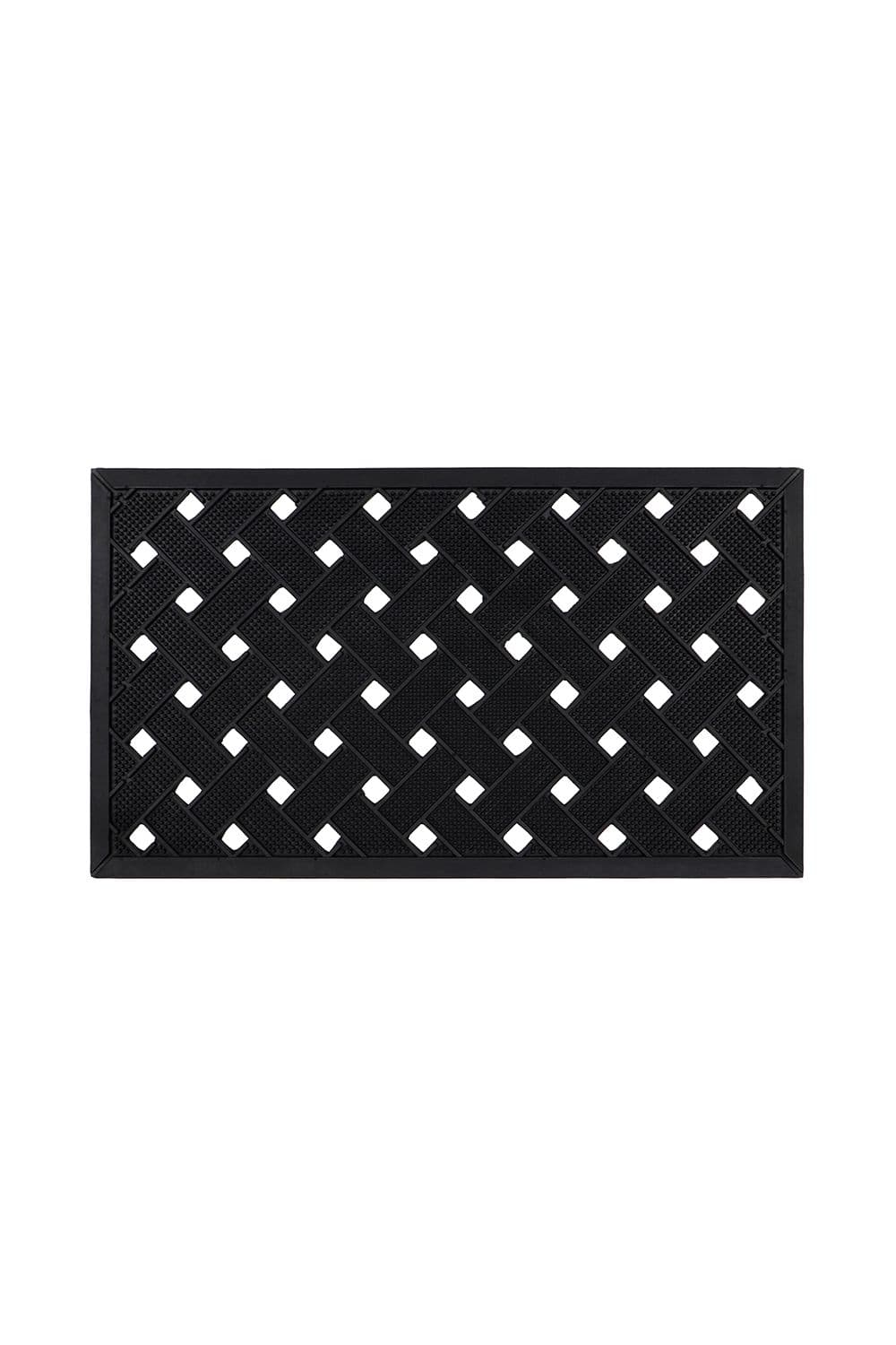 Lattice Scraper Rubber Studs Doormat 40x70cm