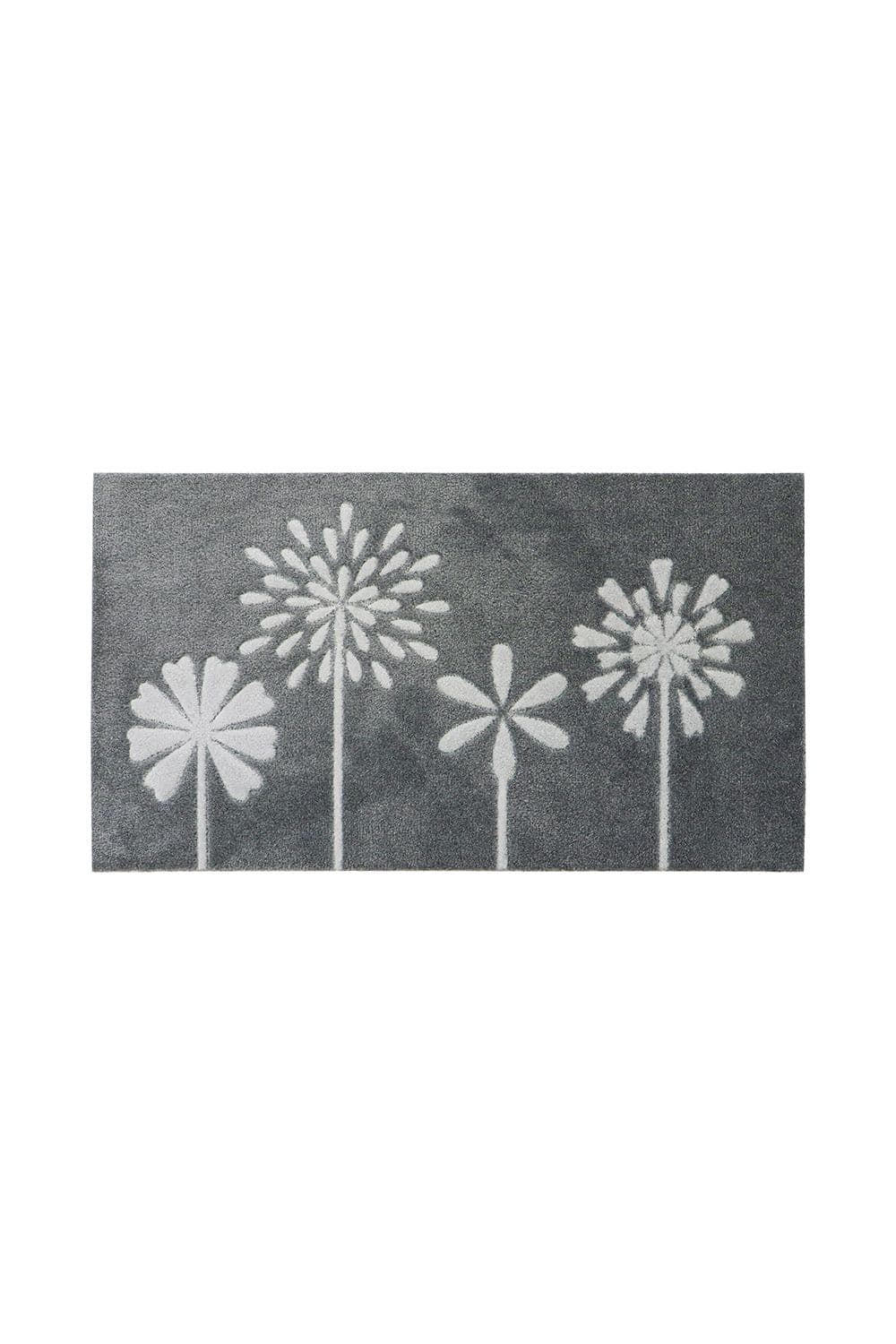 Solemate® Hand Carved Flower Door Mat