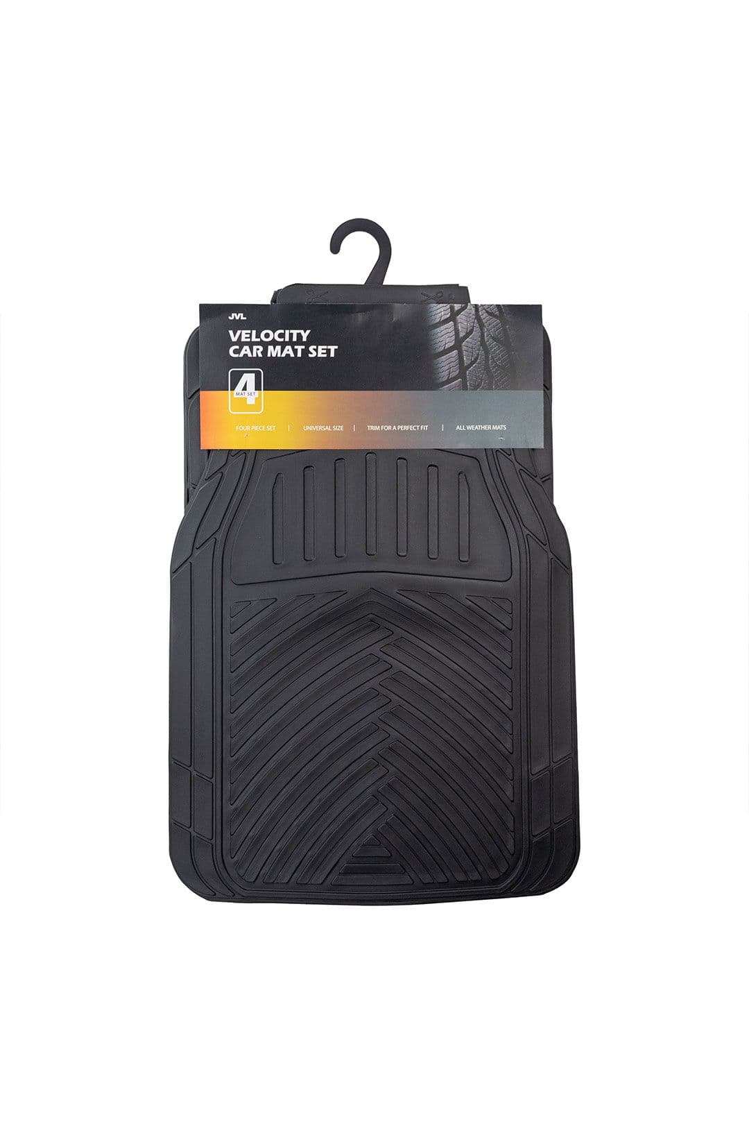 Velocity 4 Piece PVC Car Mats