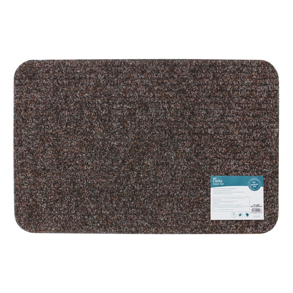 Heavy Duty Commodore Barrier Door Mat 60x80cm Grey Black