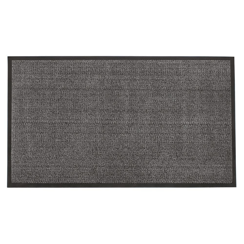 Heavy Duty Barrier Anti slip Door Mat 80x120cm Grey Black