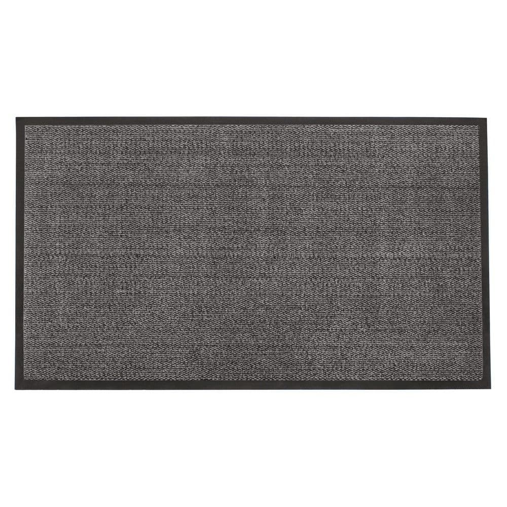 Heavy Duty Barrier Door Mat 80x140cm Grey Black