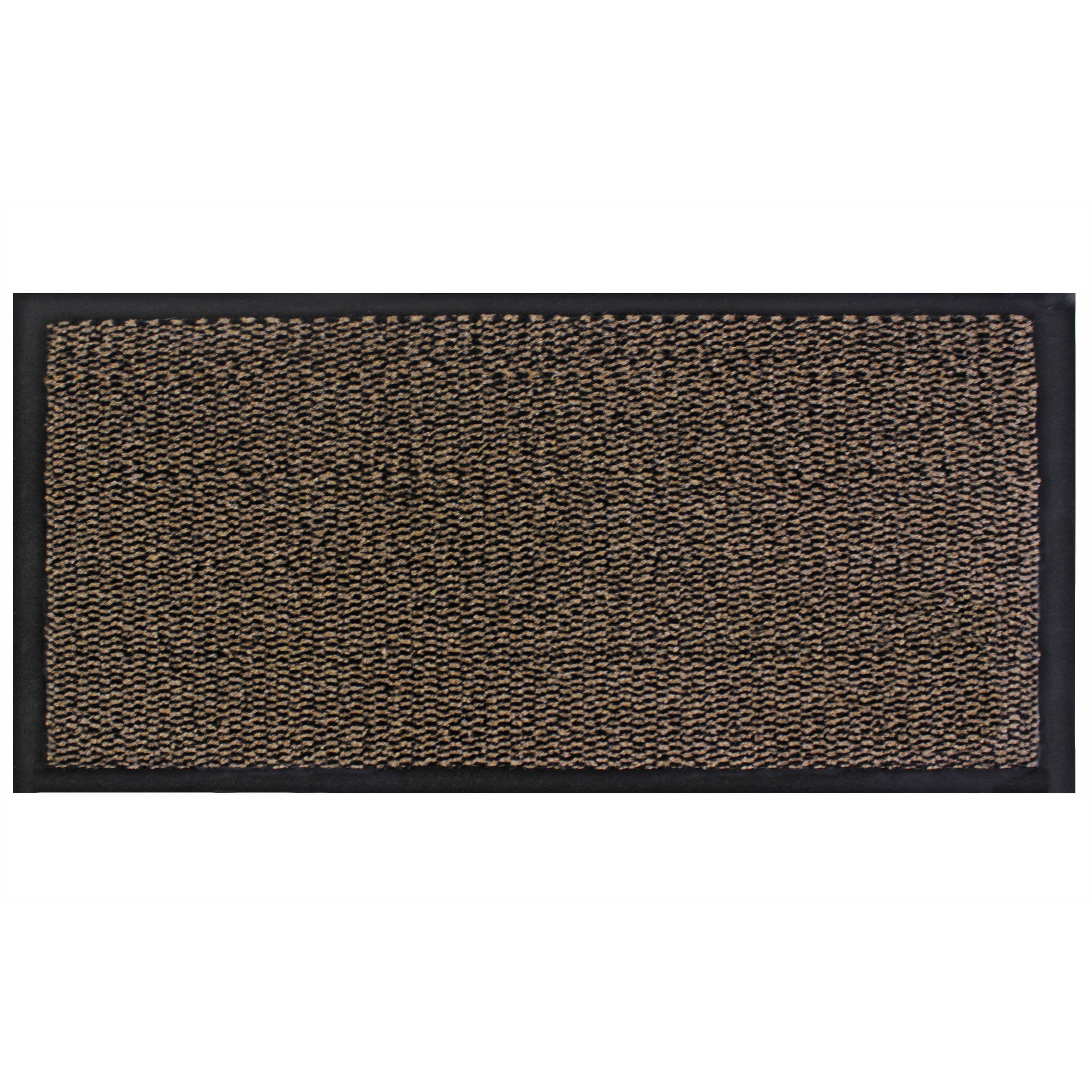 Heavy Duty Barrier Door Mat 80x140cm Brown Black