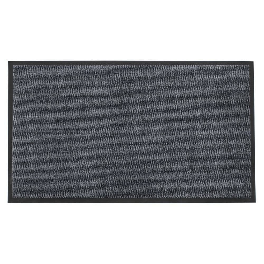 Heavy Duty Barrier Anti slip Door Mat 80x120cm Blue Black