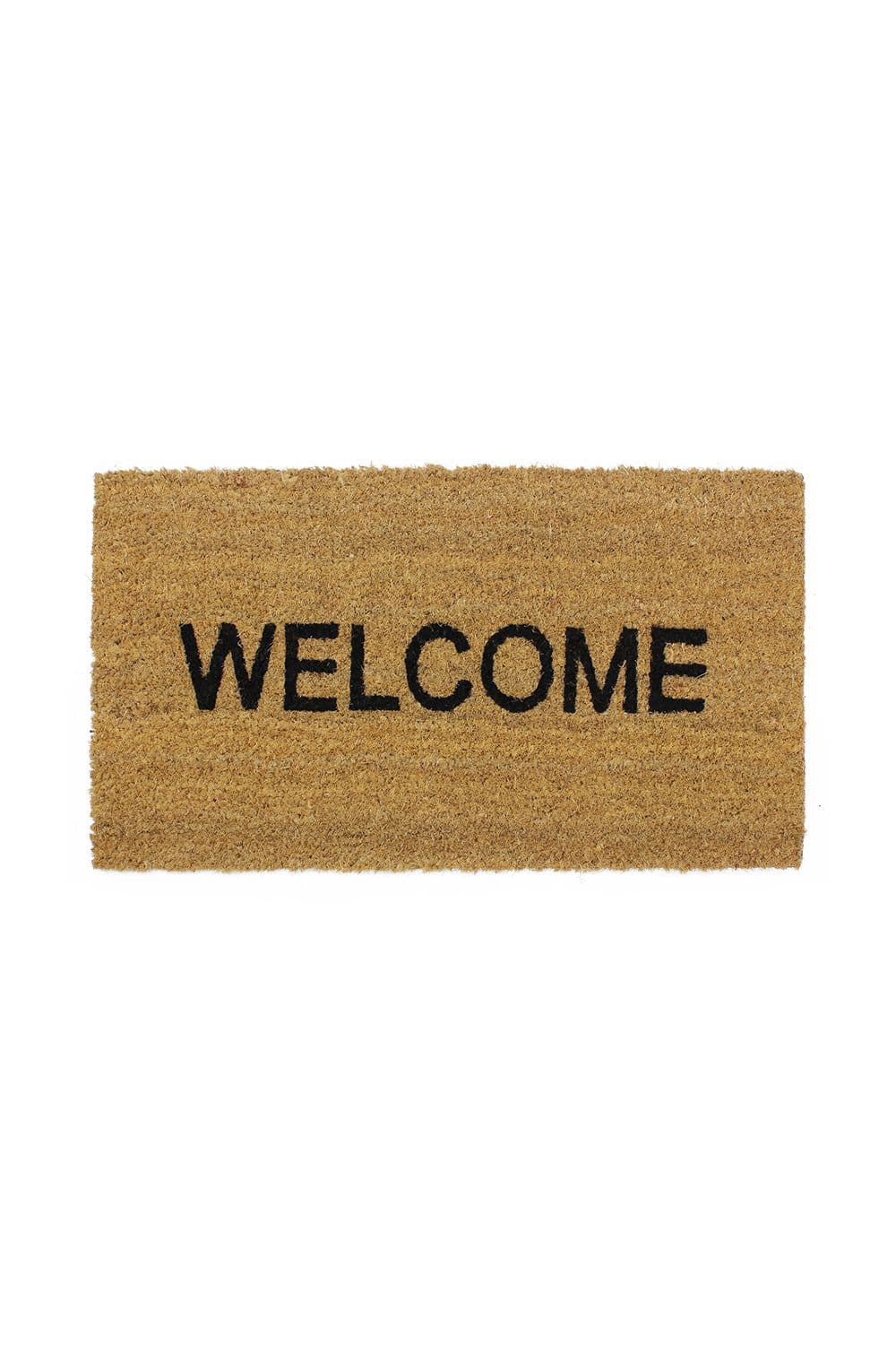 Eco Friendly Latex Backed Coir Door Mat Welcome