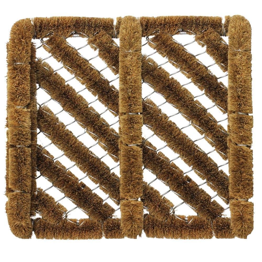 Boot Shoe Scraper Coir Wire Door Mat 30x35cm