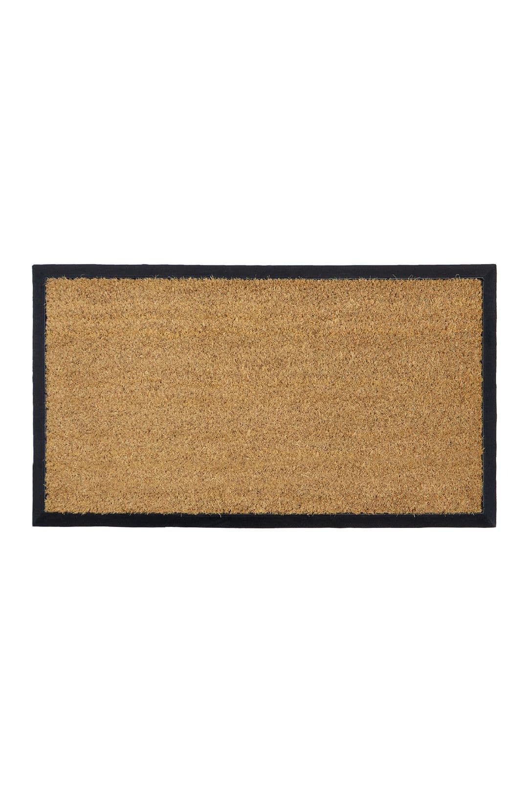 Granite Rubber Tray Base Coir Doormat 40x70cm