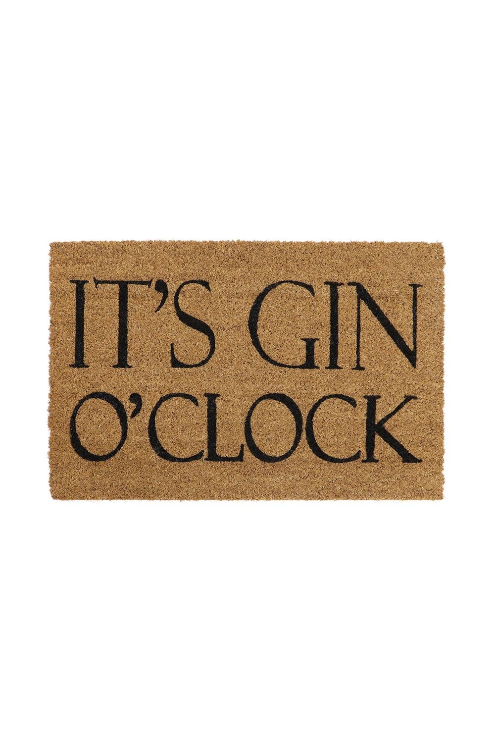 Eco Friendly Latex Backed Coir Door Mat Gin OClock
