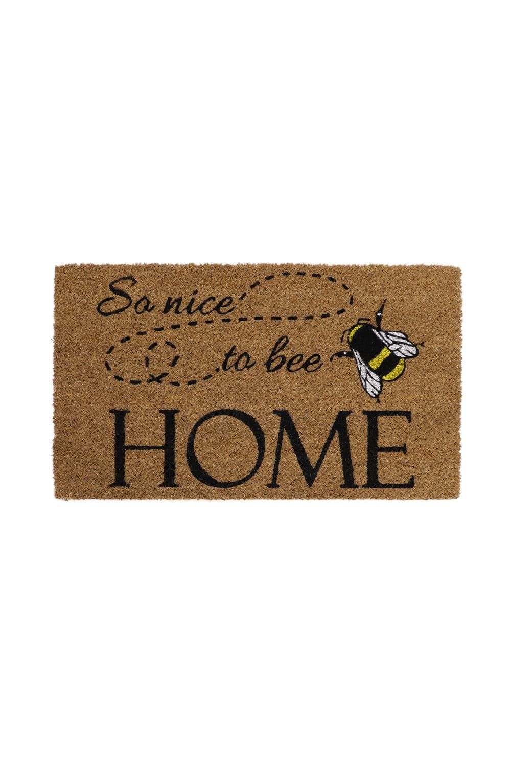 Eco Friendly Latex Backed Coir Door Mat Nice To Bee Home