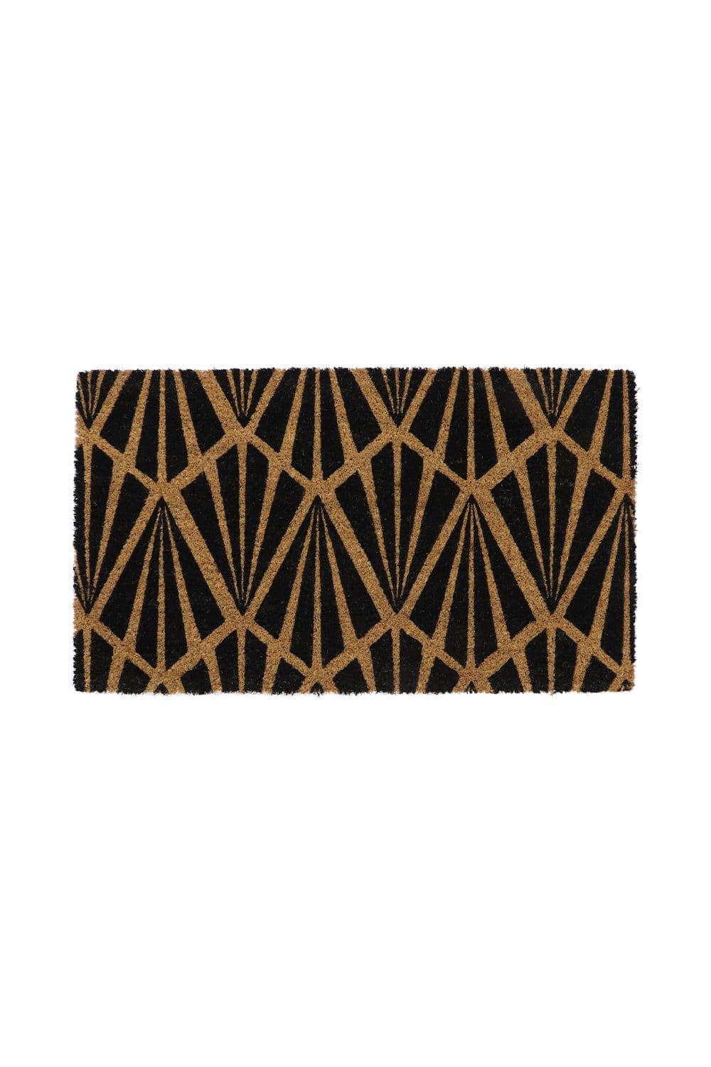 Eco Friendly Latex Backed Coir Door Mat Art Deco