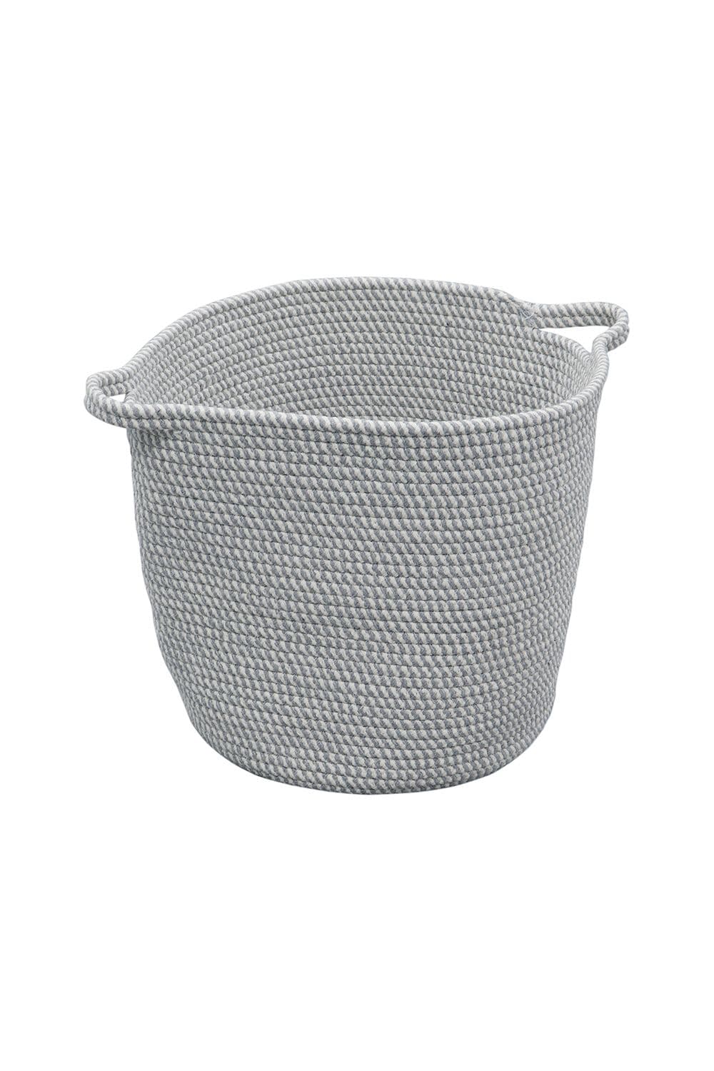 Edison Round Cotton Rope Storage Basket Handles