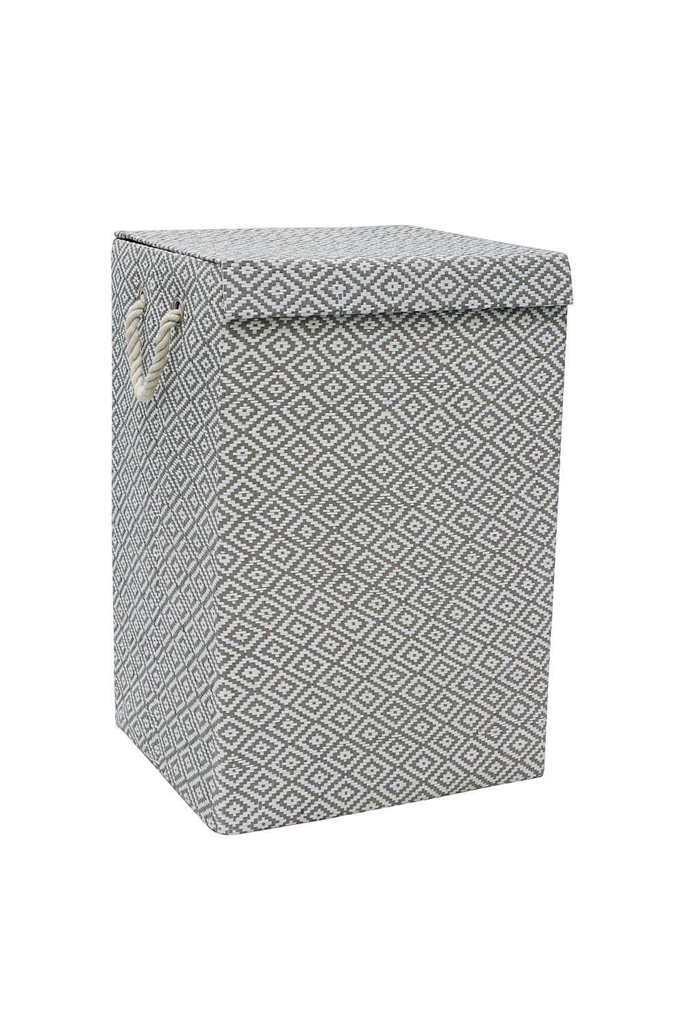 Argyle Rectangular Foldable Paper Lidded Storage
