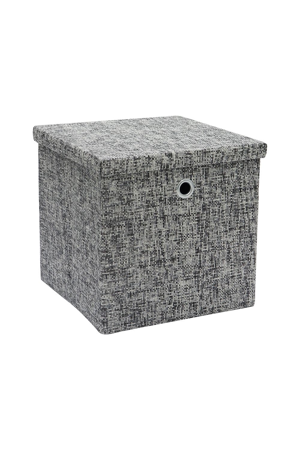 Urban Square Paper Lidded Storage Basket