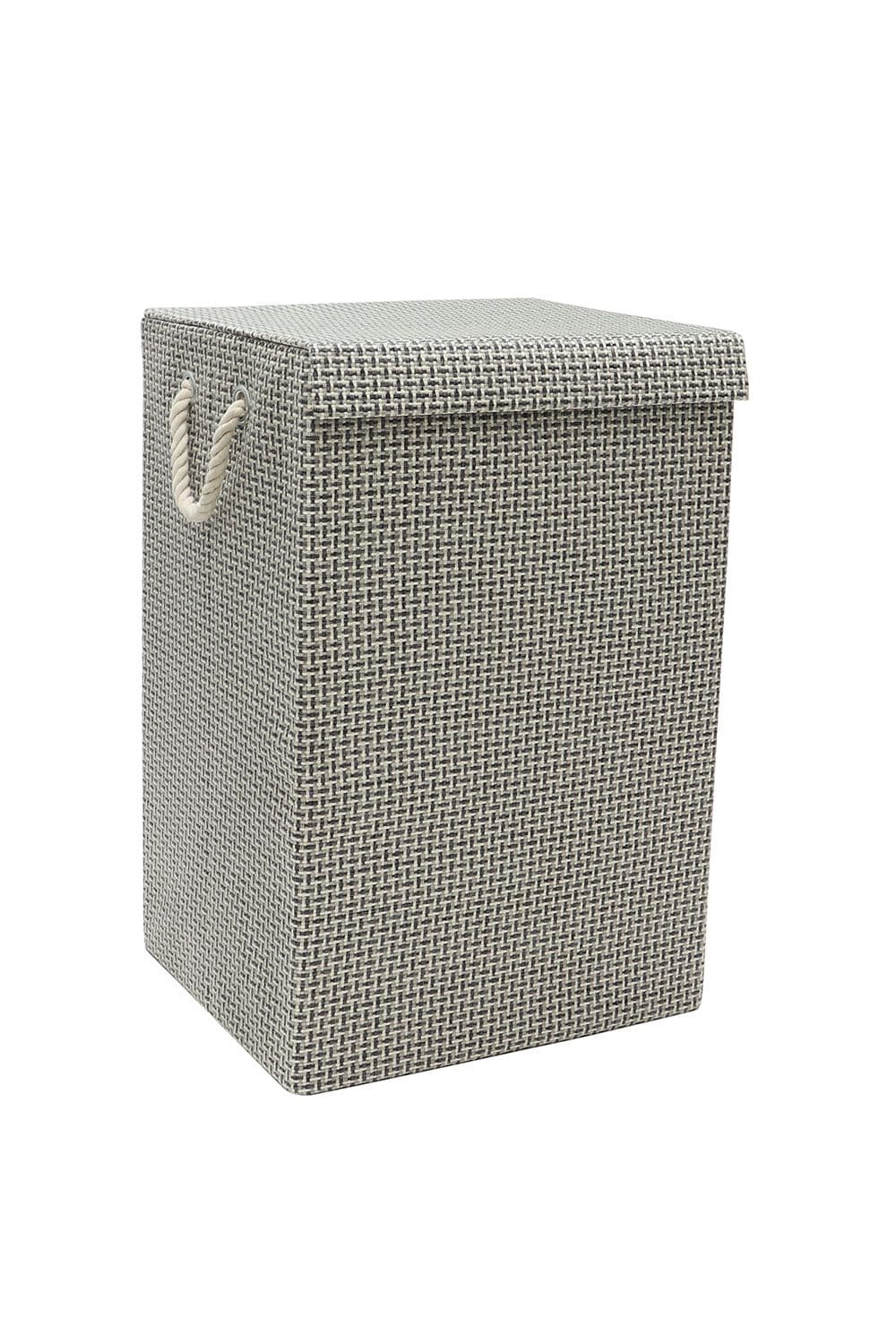 Silva Fabric Foldable Laundry Hamper Lid Handles