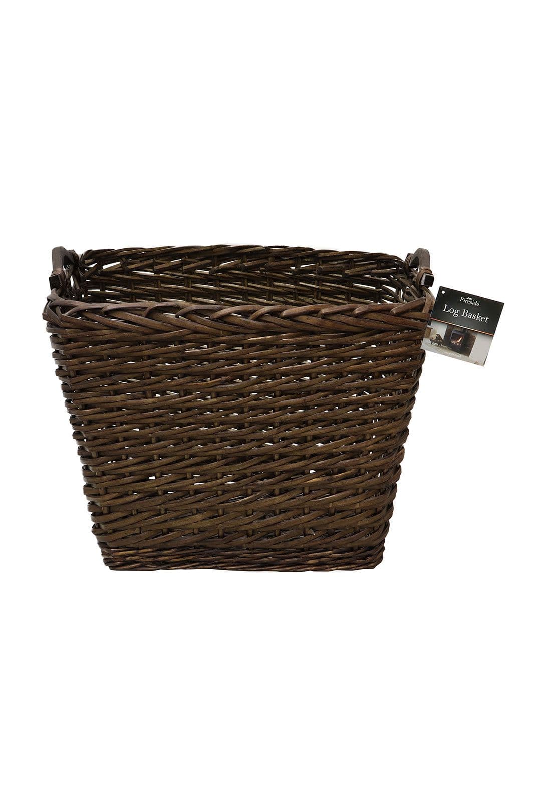 Rectangle Dark Square Willow Log Basket