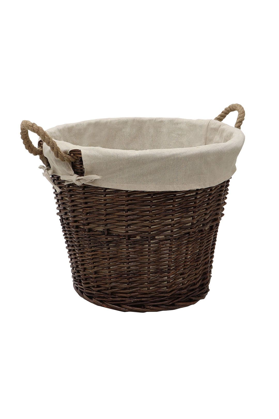 Medium Log basket Liner & Rope Handles