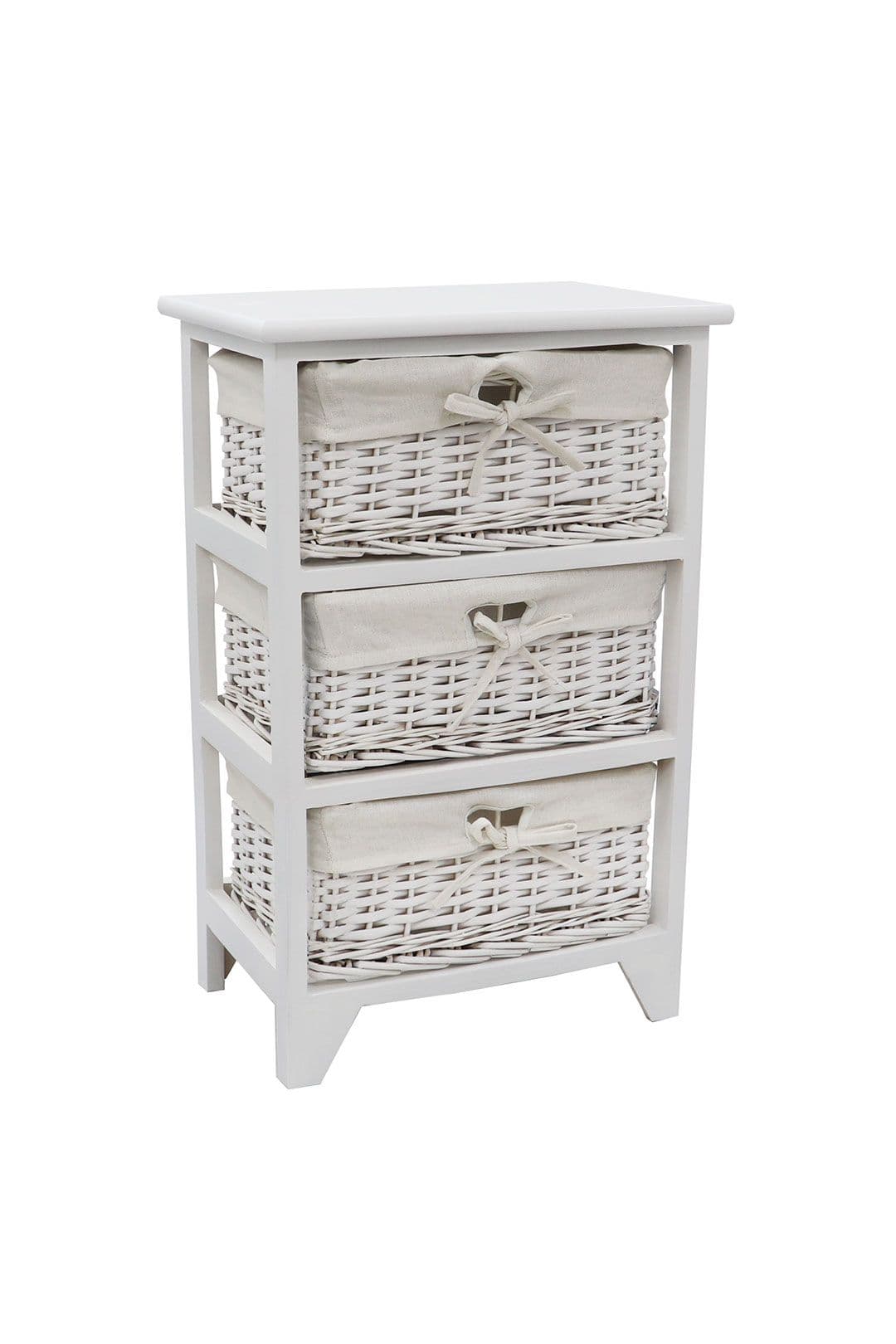 Wimborne 3 Draw Willow Storage Unit