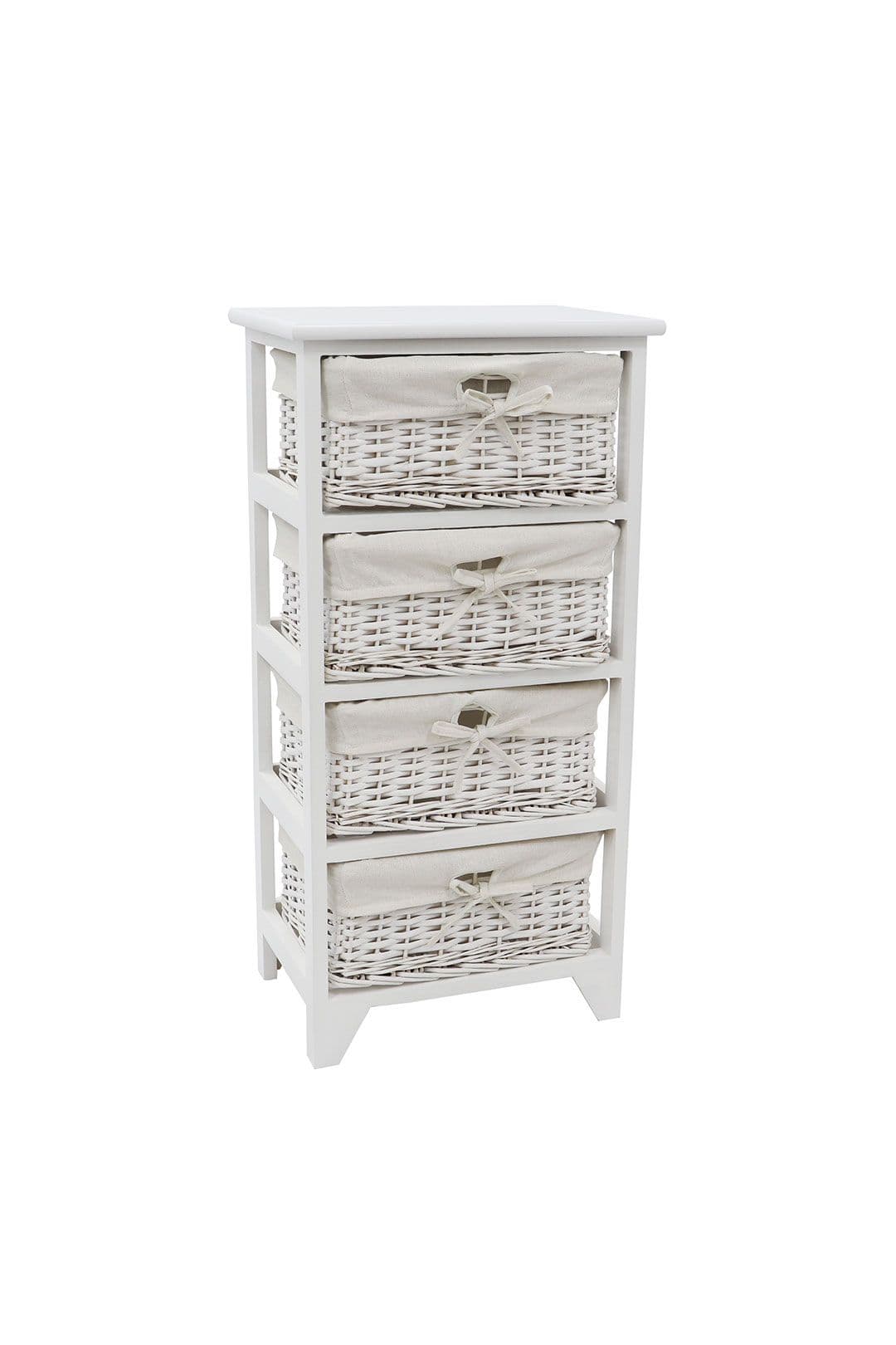 Wimborne 4 Draw Willow Storage Unit