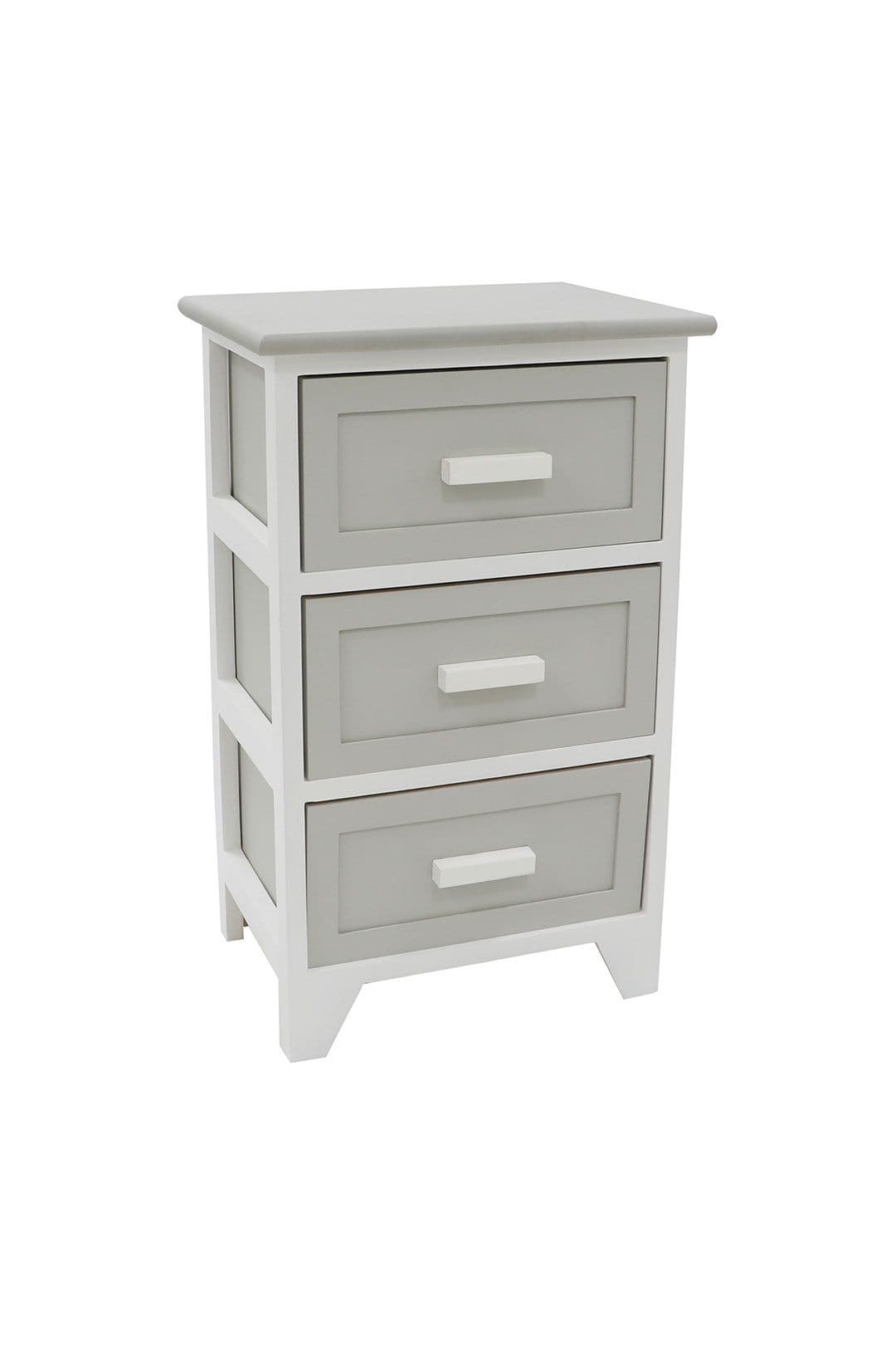 Abingdon 3 Drawer Storage Unit Grey