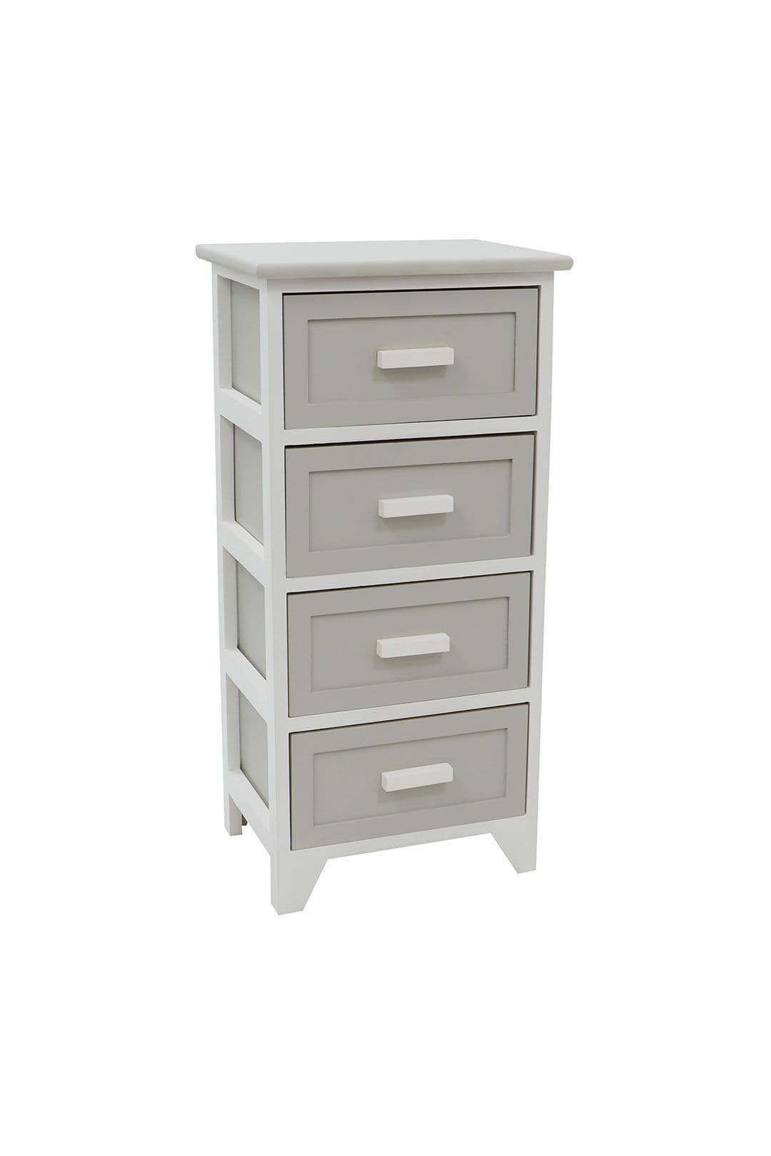 Abingdon 4 Drawer Storage Unit Grey