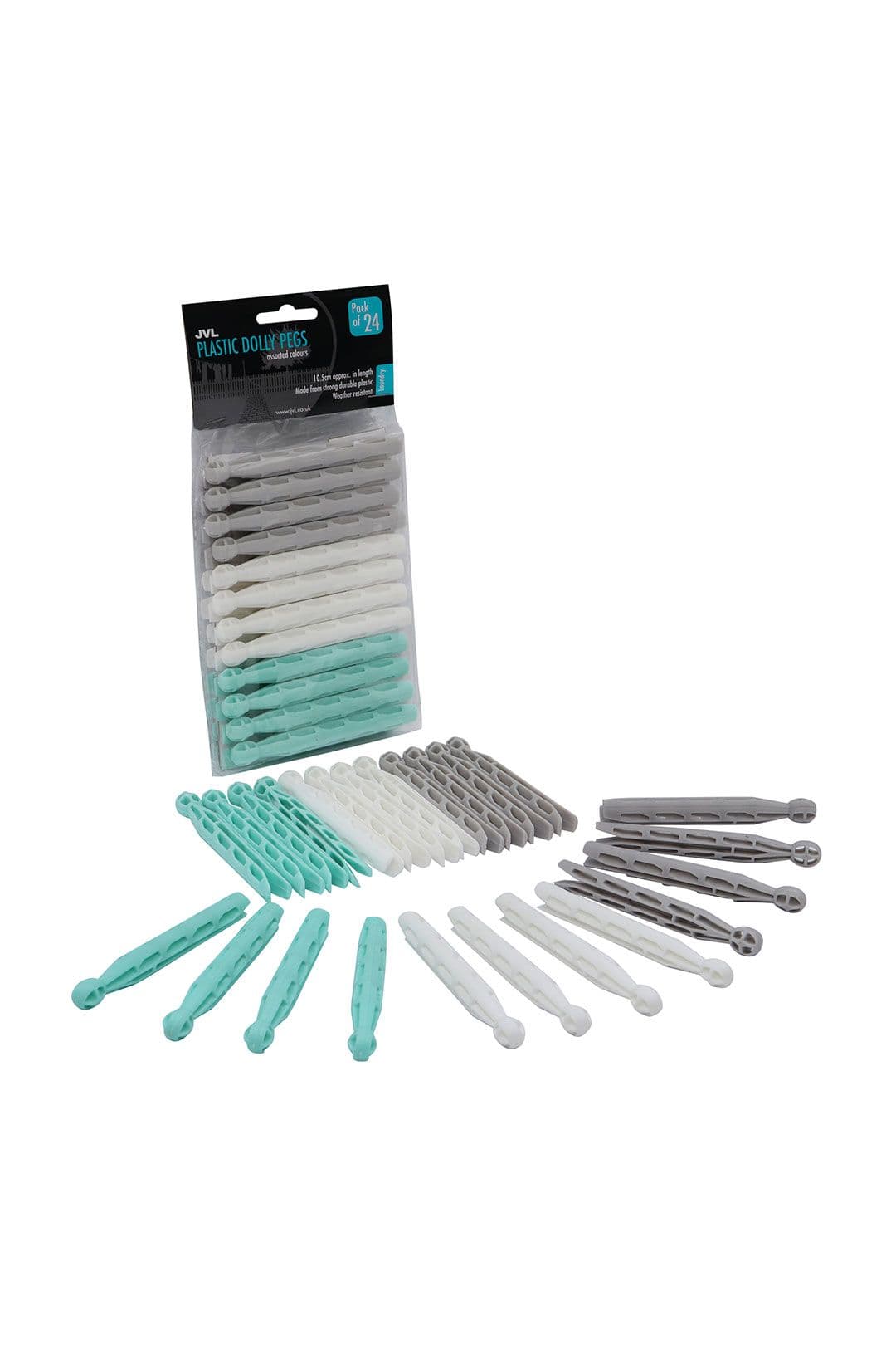 Plastic Dolly Pegs Pack 24