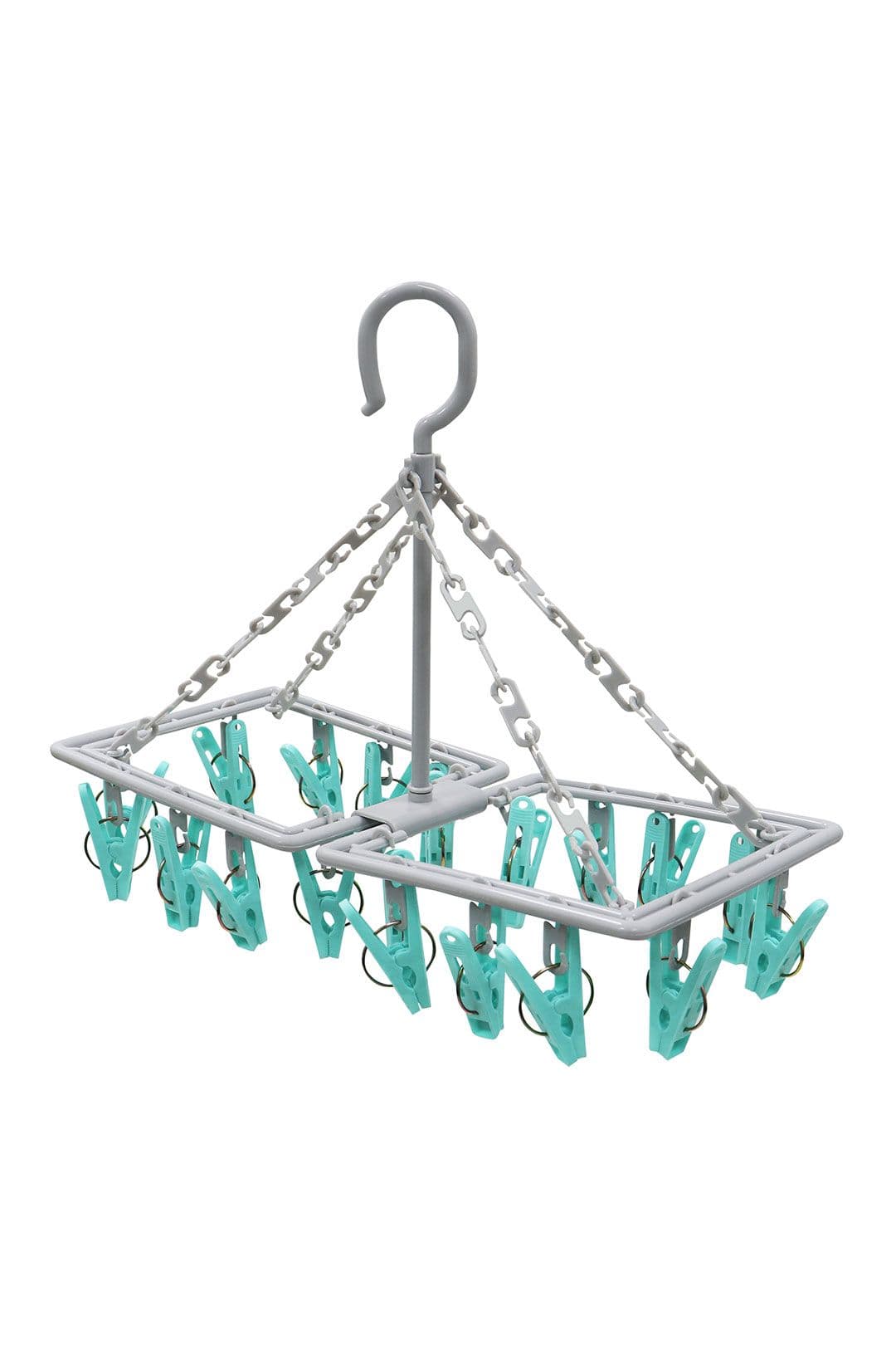 Folding Sock Dryer Complete 20 Piece Clothes Peg