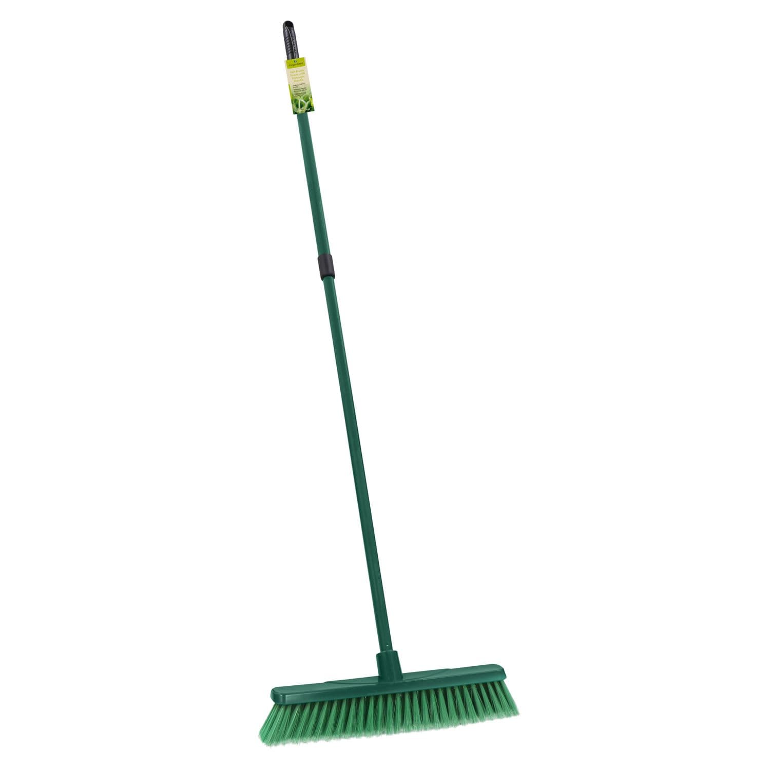 Outdoor Soft Bristle Broom Telescopic Handle