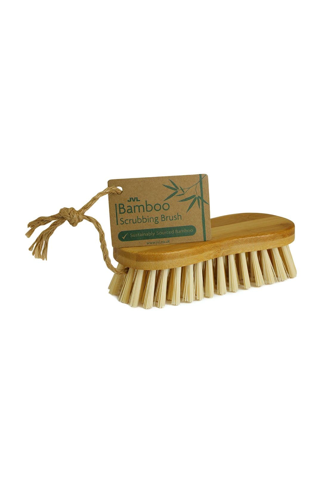Bamboo Hand Scrubbing Brush Hemp Loop