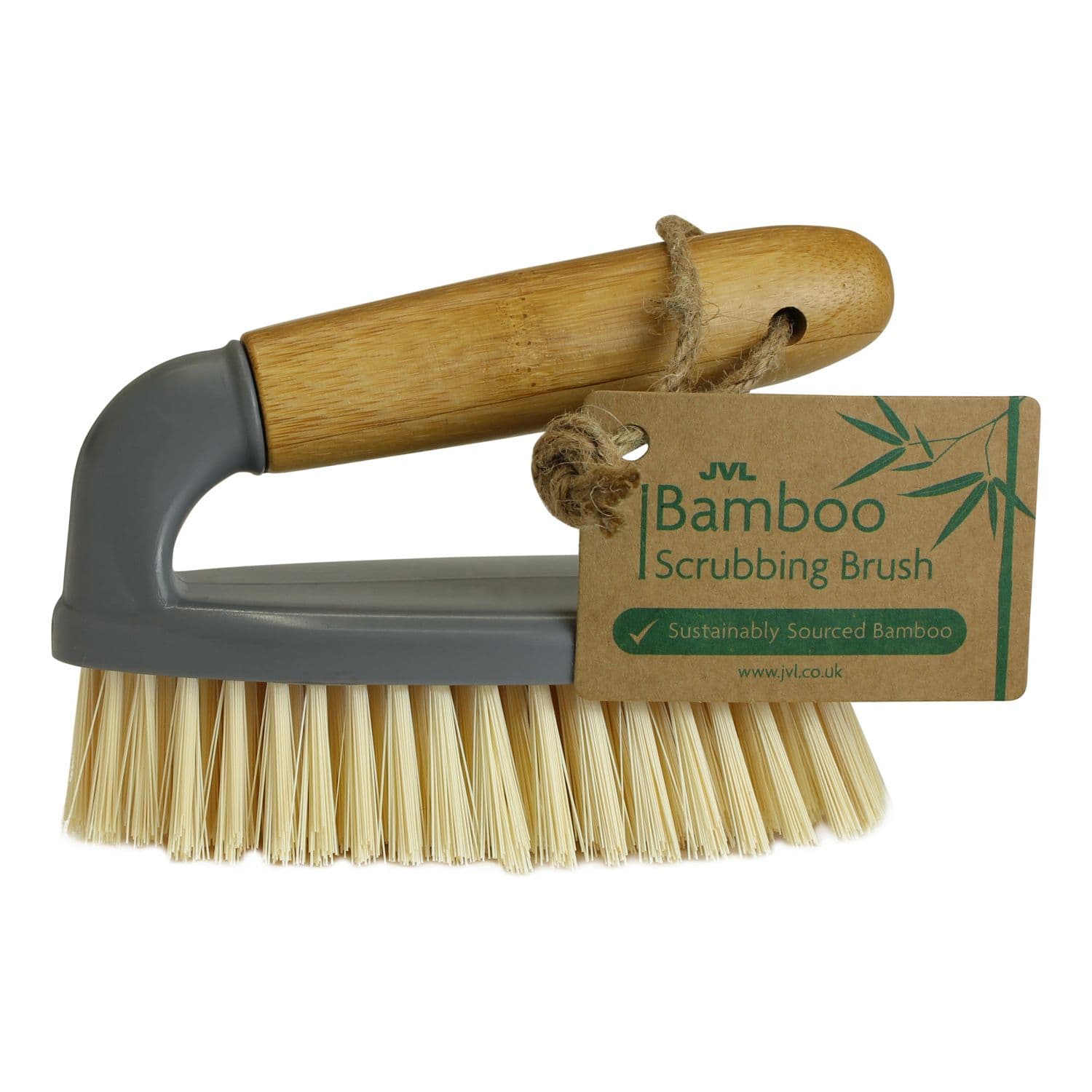Bamboo All Purpose Scrubbing Brush Handle