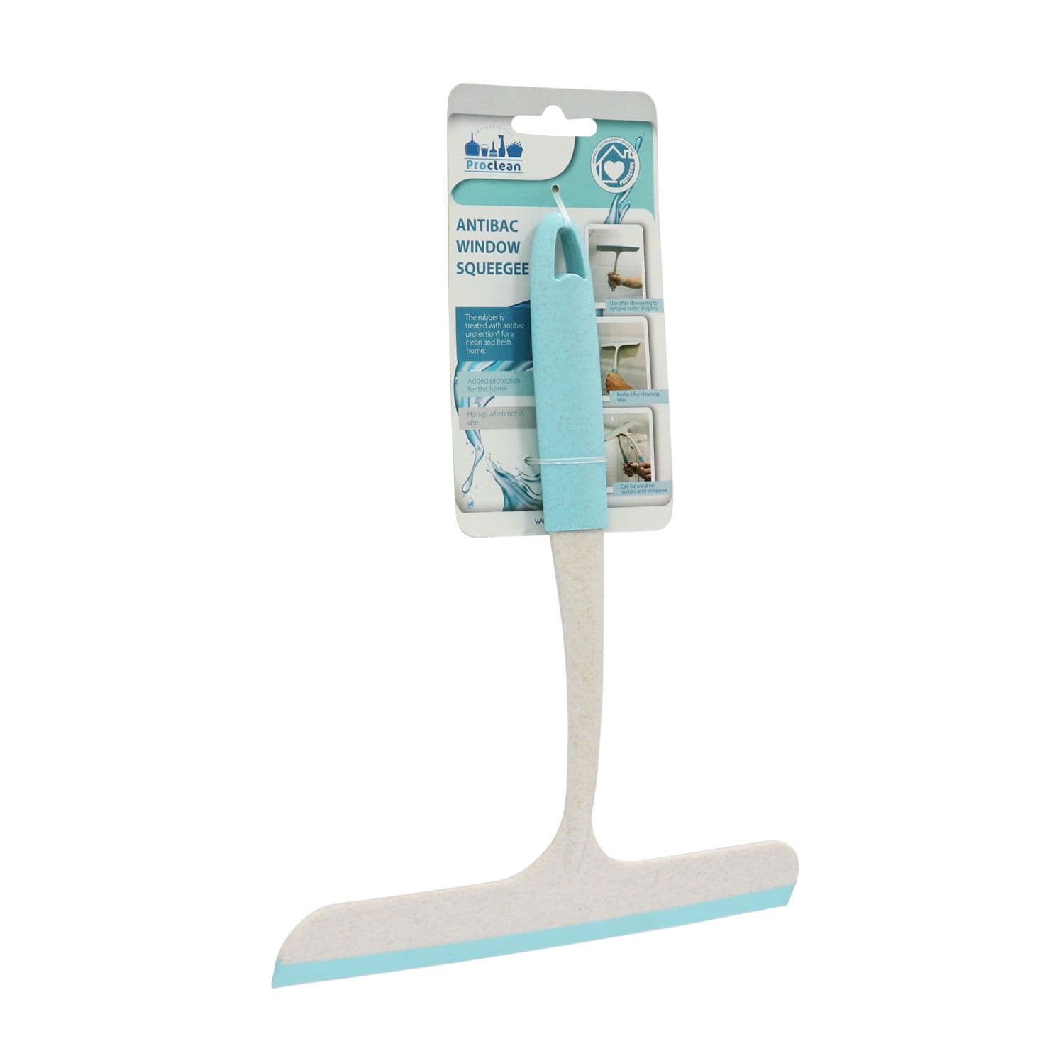 Pro Clean Anti Bac Hand Held Window Squeegee