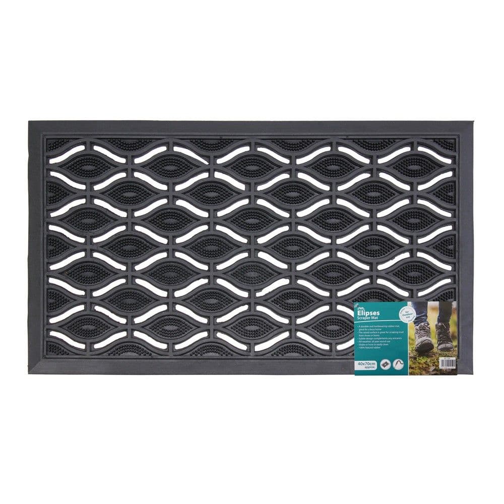 Elipses Eyes Rubber Doormat 40x70cm