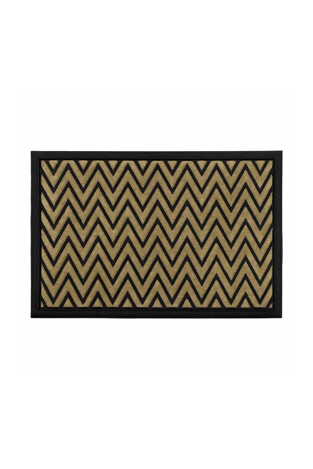 Vienna Rubber Backed Scraper Doormat 40x60cm Zigzag