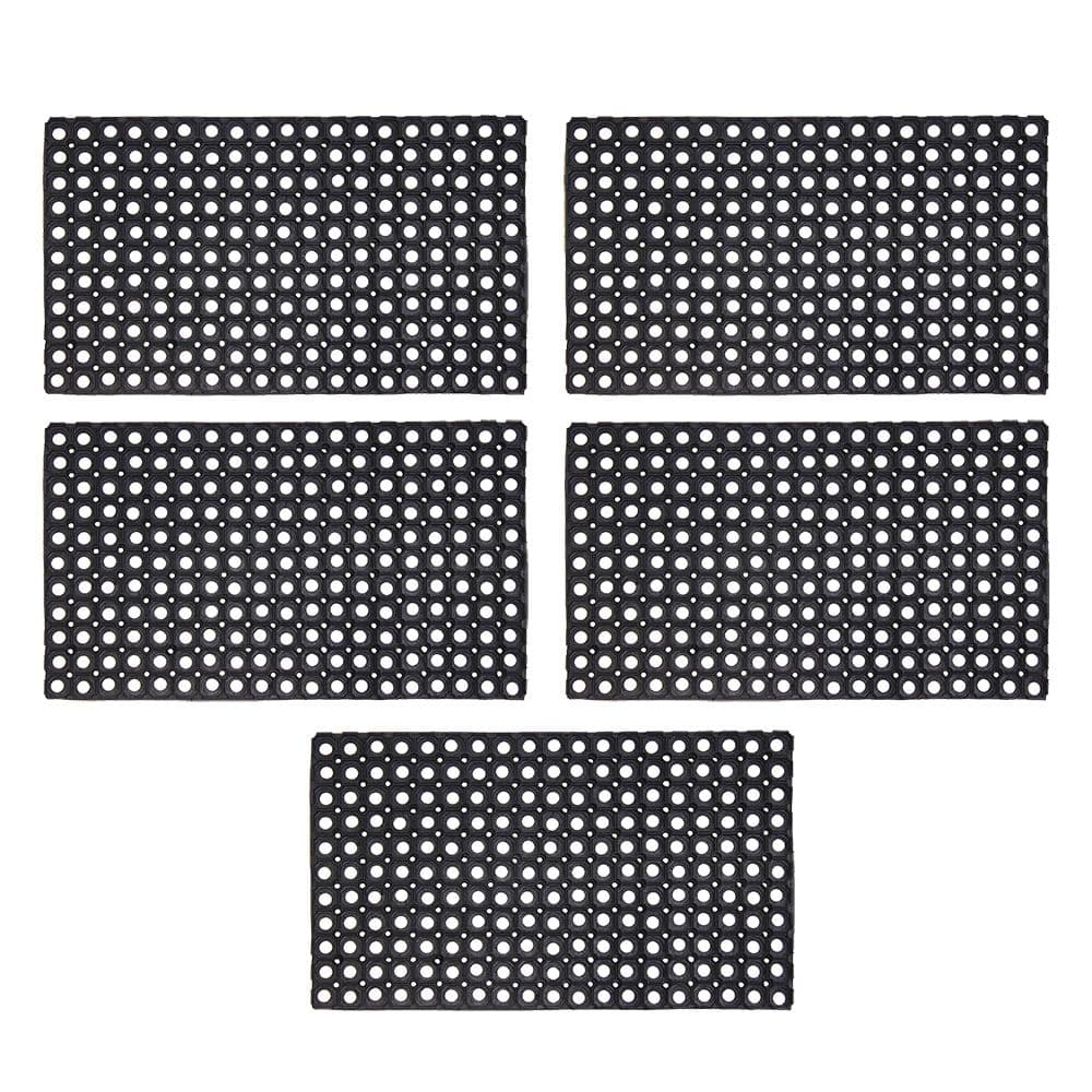 Contract Rondo Rubber Ring Scraper Doormat 50x100 cm Pack 5