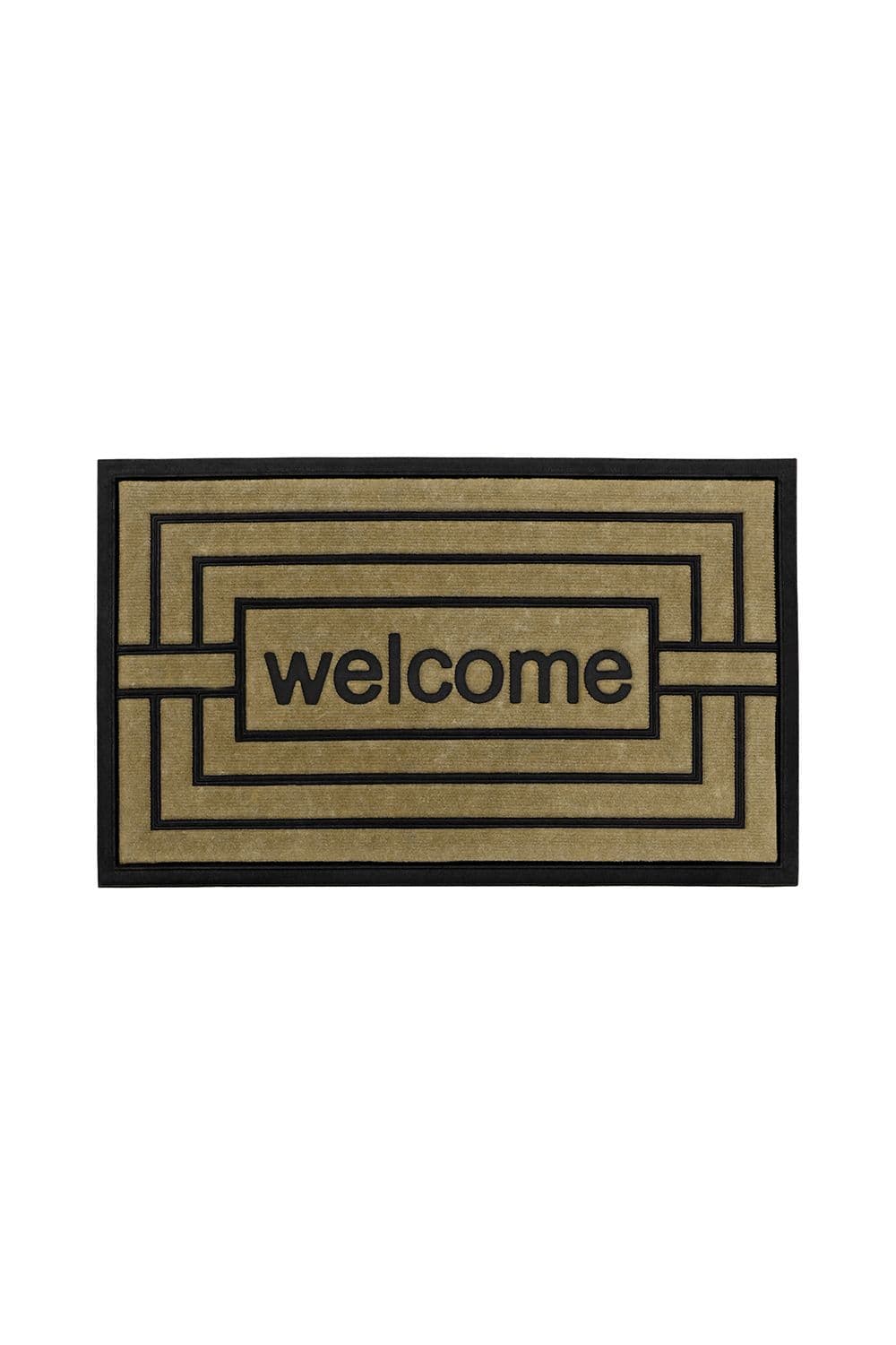Vienna Rubber Backed Scraper Doormat 45x75cm Welcome